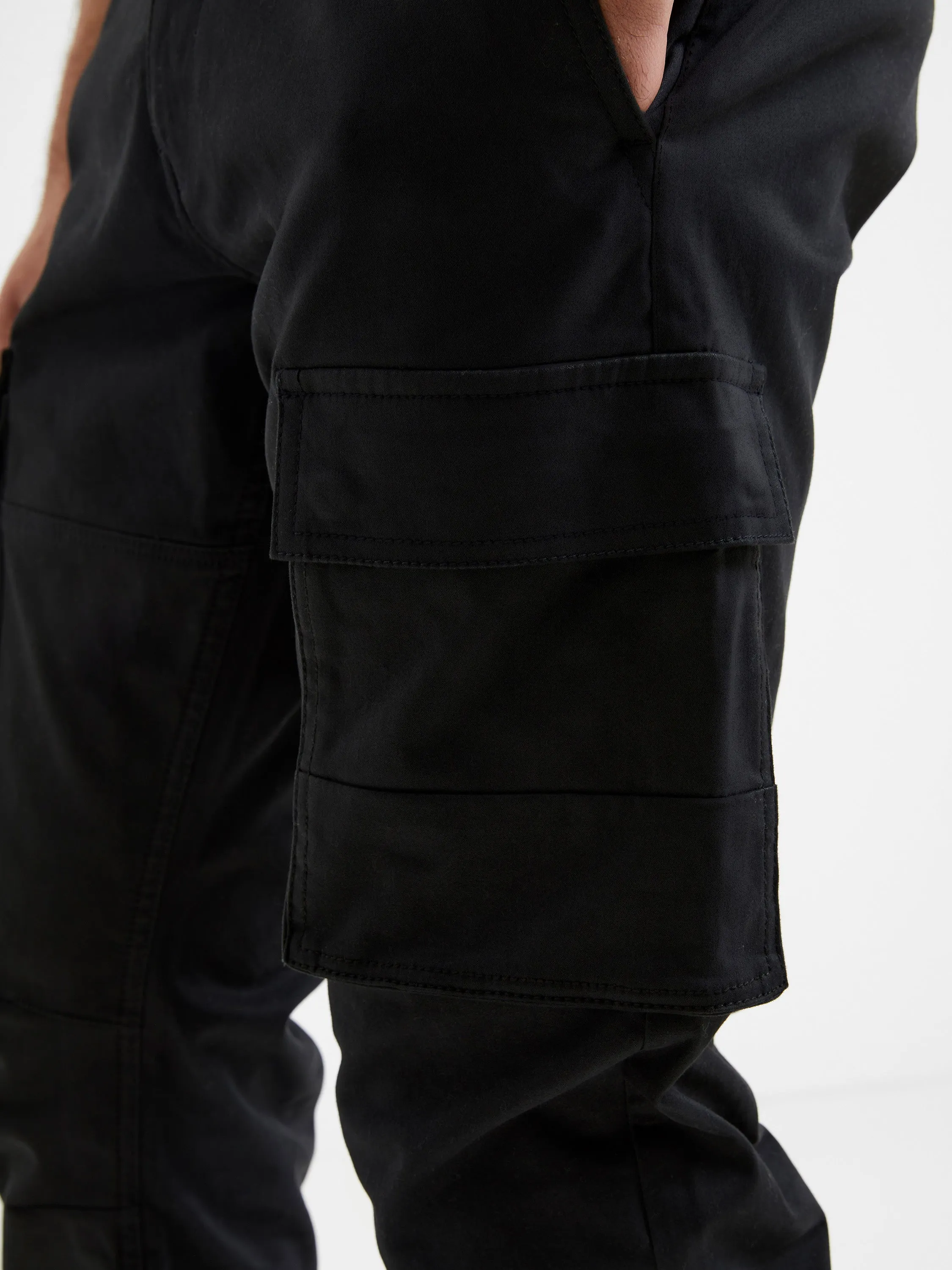 Twill Cargo Trousers