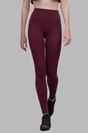 V_SCULPT® LEGGINGS - Burgundy