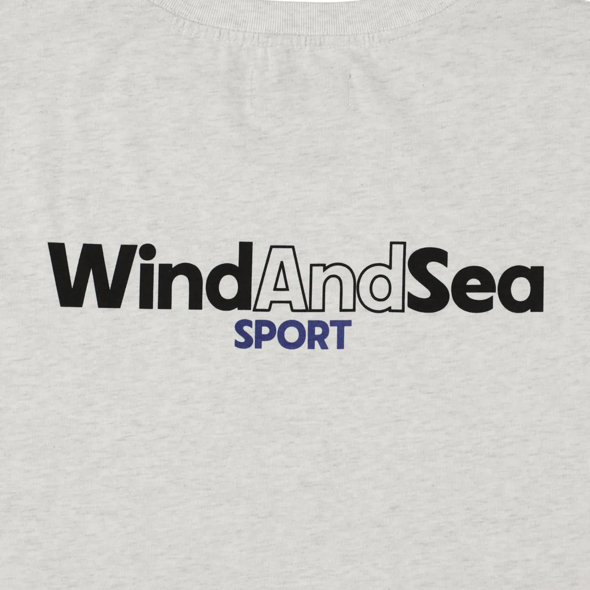 WDS SPORT LOGO TEE / ASH