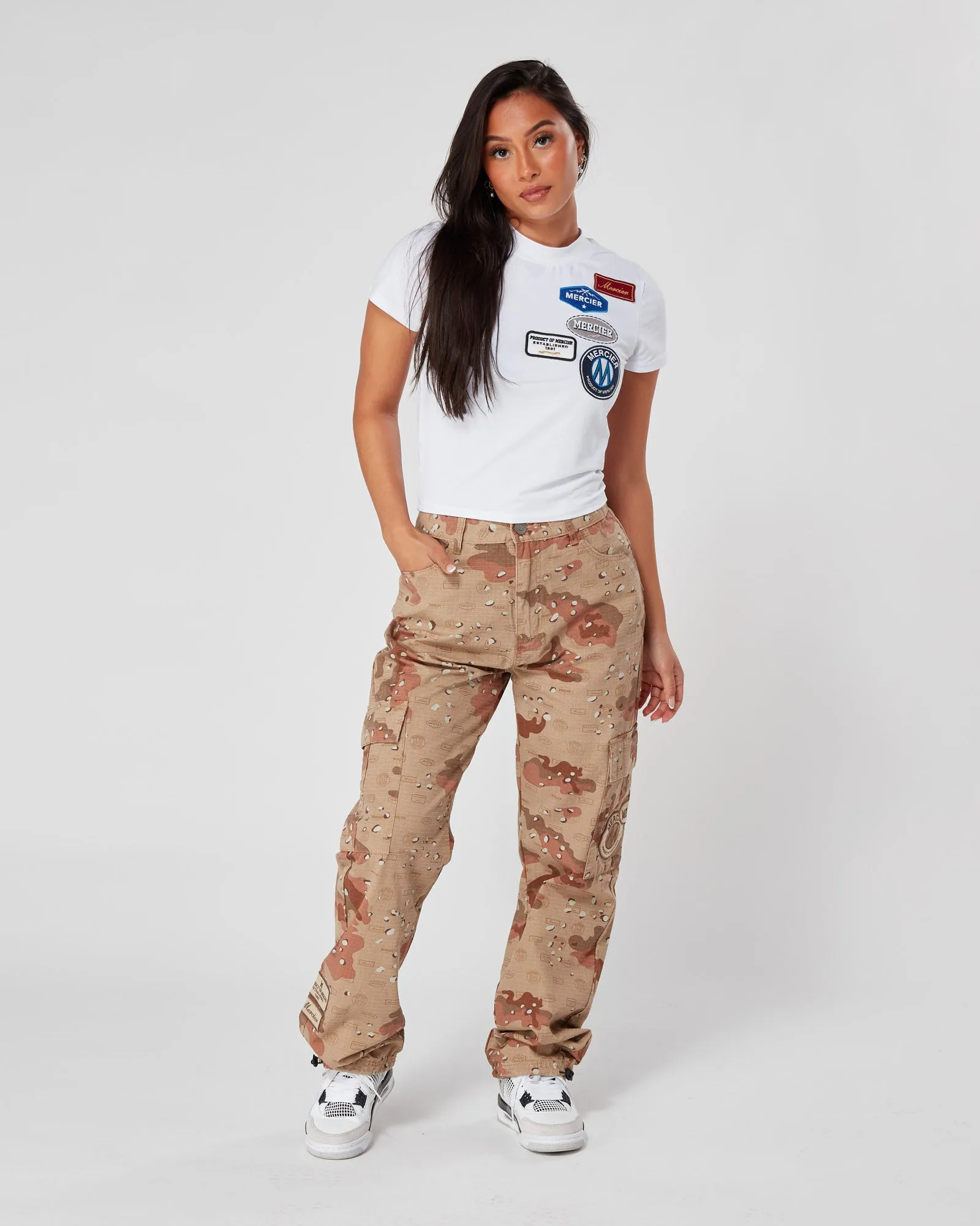 Camo Cargo Pants for Women by Mercier - Optimized for Style and Functionality