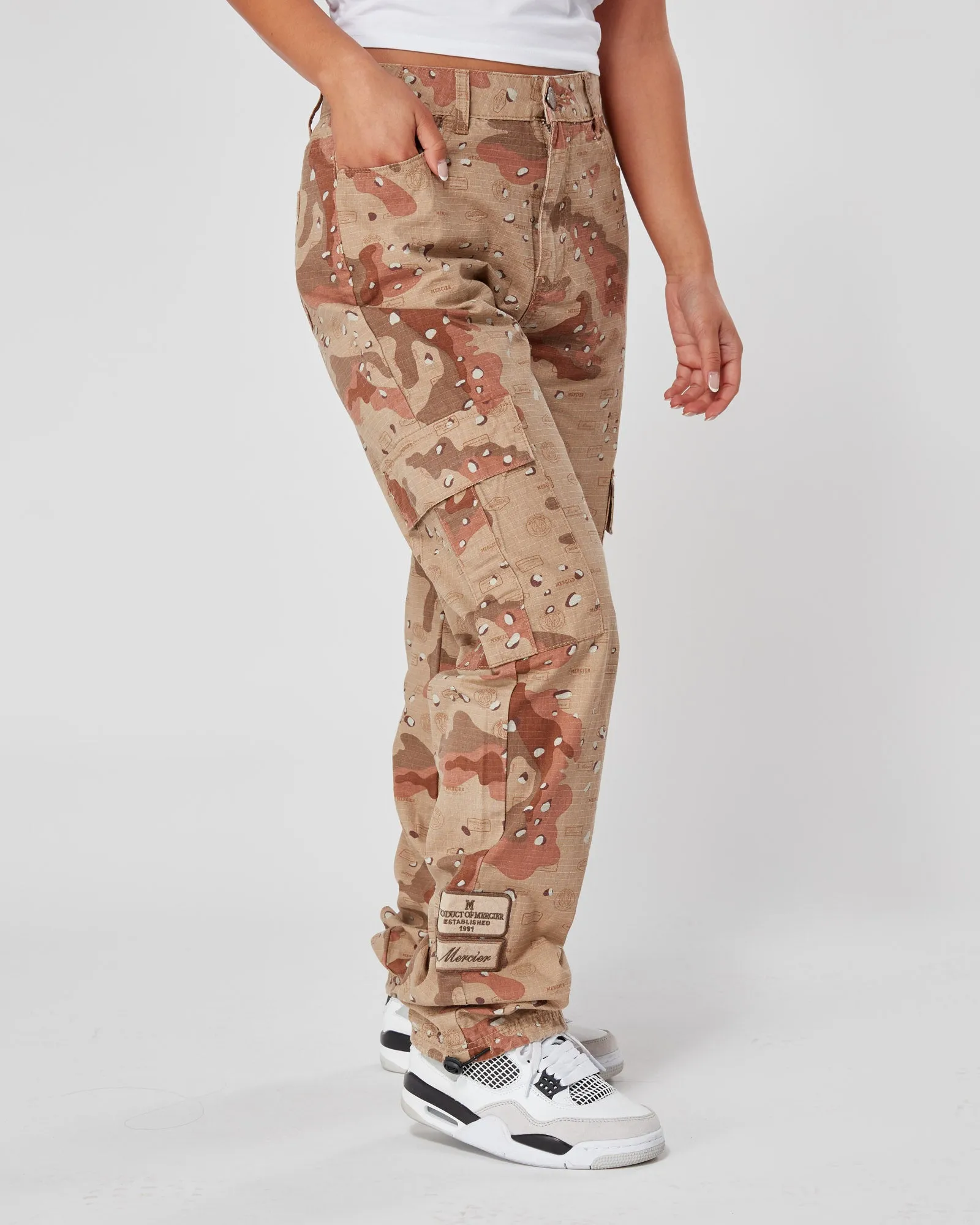 Camo Cargo Pants for Women by Mercier - Optimized for Style and Functionality